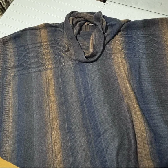 Soft Surroundings Poncho  Sweater Cowl Adalyn Neck Sweater One Size - Picture 4 of 12